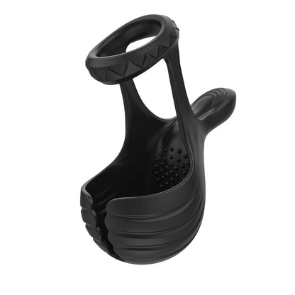 APP penisring cockring vibrator voor testikels met 10 vibratiemodi 