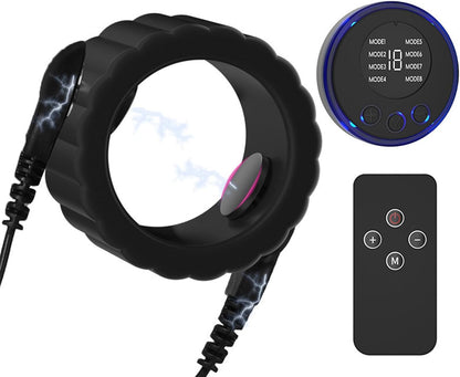 Elektrische Penisringe Elektro Schock Penis Trainer mit Host & Penis Elektroden-Ring