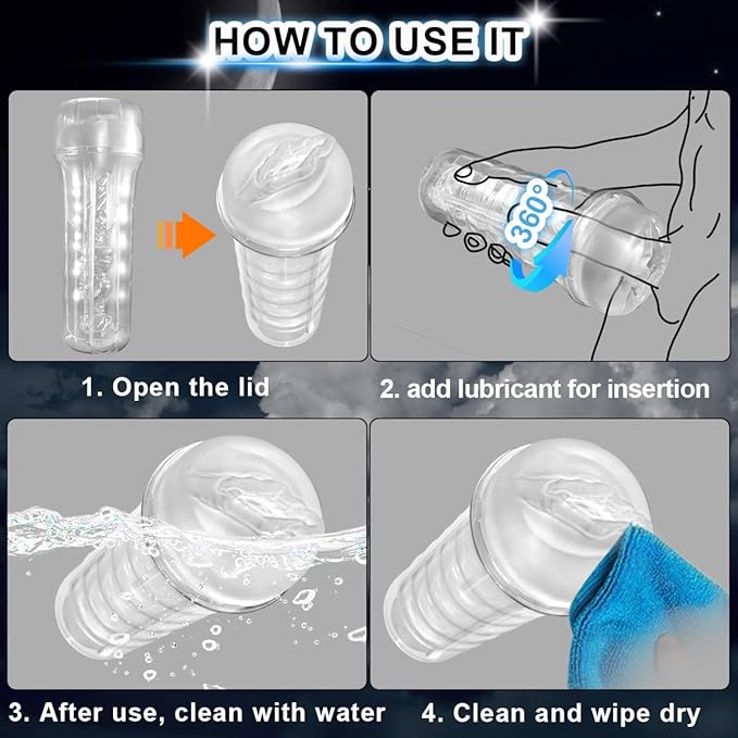 Realistischer Pocket Pussy Penis Trainer Stroker Blowjob Masturbator