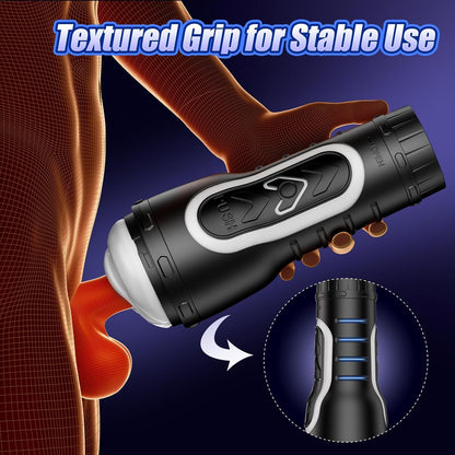 Elektrischer Masturbatoren Stroker Blowjob Sexmaschine mit 6 Vibrationsmodi