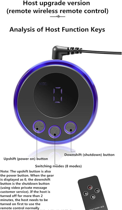 Elektrischer Harnröhrenstimulator Penisring Estim Plug Dilatator Set mit 8 Modi