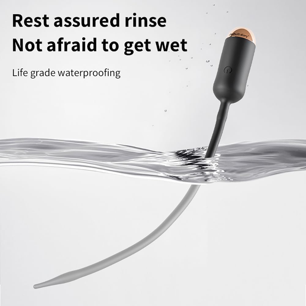Harnröhrendilatoren Penisplug Stimulator mit 10 Vibrations und Heizfunktionen