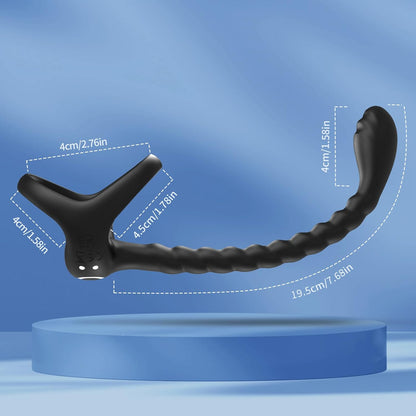 3 in 1 Prostate Massager Cockring mit 10 Vibrationsmodi