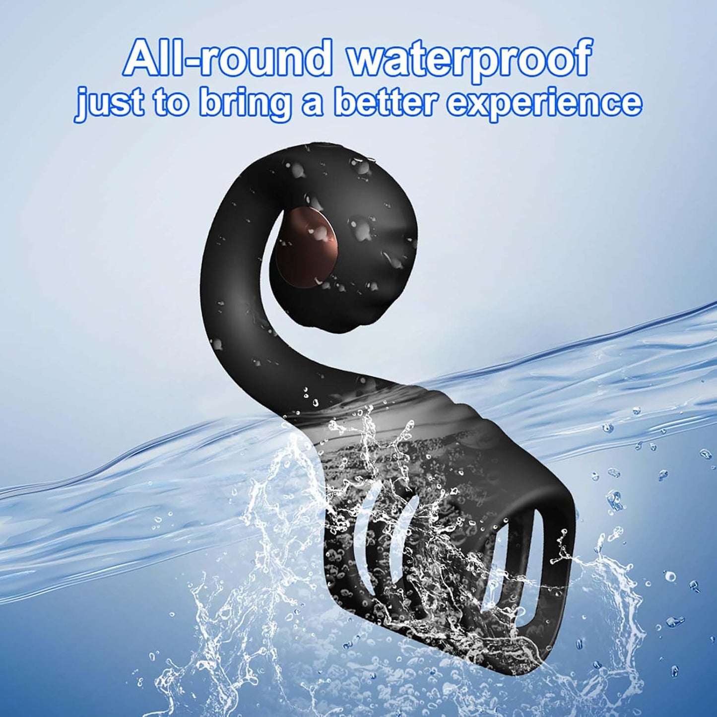 360° Umwickelter Penistrainer Cockring Penishülle mit 10 Vibrationsmodi