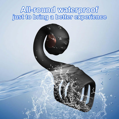 360° Umwickelter Penistrainer Cockring Penishülle mit 10 Vibrationsmodi