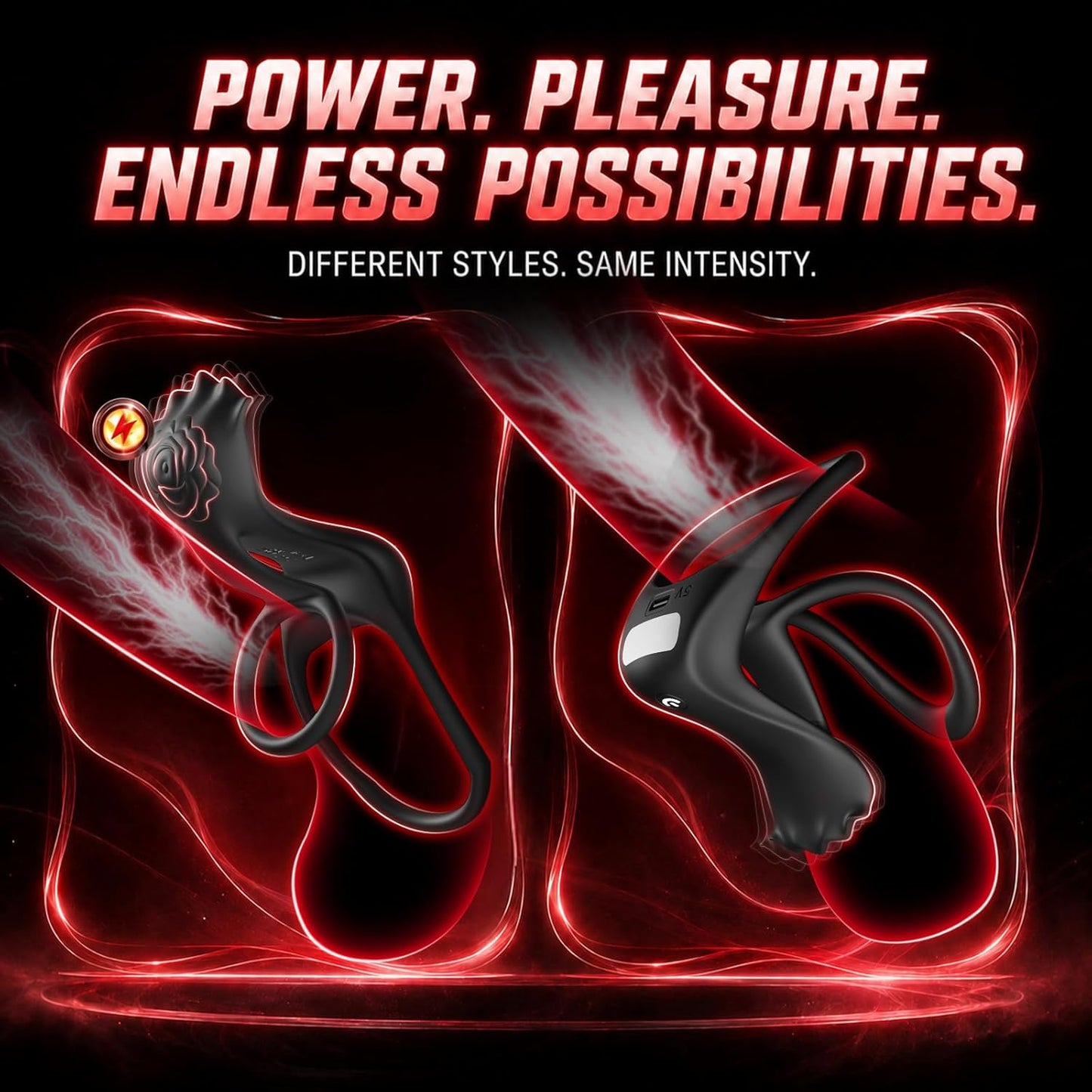 Dual Penistrainer Vibrator Cockring Klitoris-Stimulator mit APP & 9 Vibrationsmodi