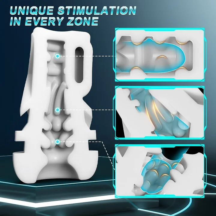 Automatischer Masturbator Penispumpe Blowjob mit 10 Saug und Vibrationsmodi