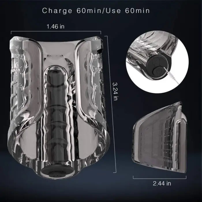 Automatischer Penistrainer Eicheltrainer Masturbator mit 10 Vibrationsmodi