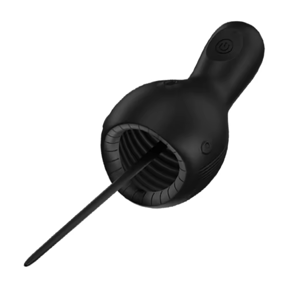 Penistrainer Vibrator Harnetral Sound Dilators Glans Stimulator mit 10 Vibrationsmodi