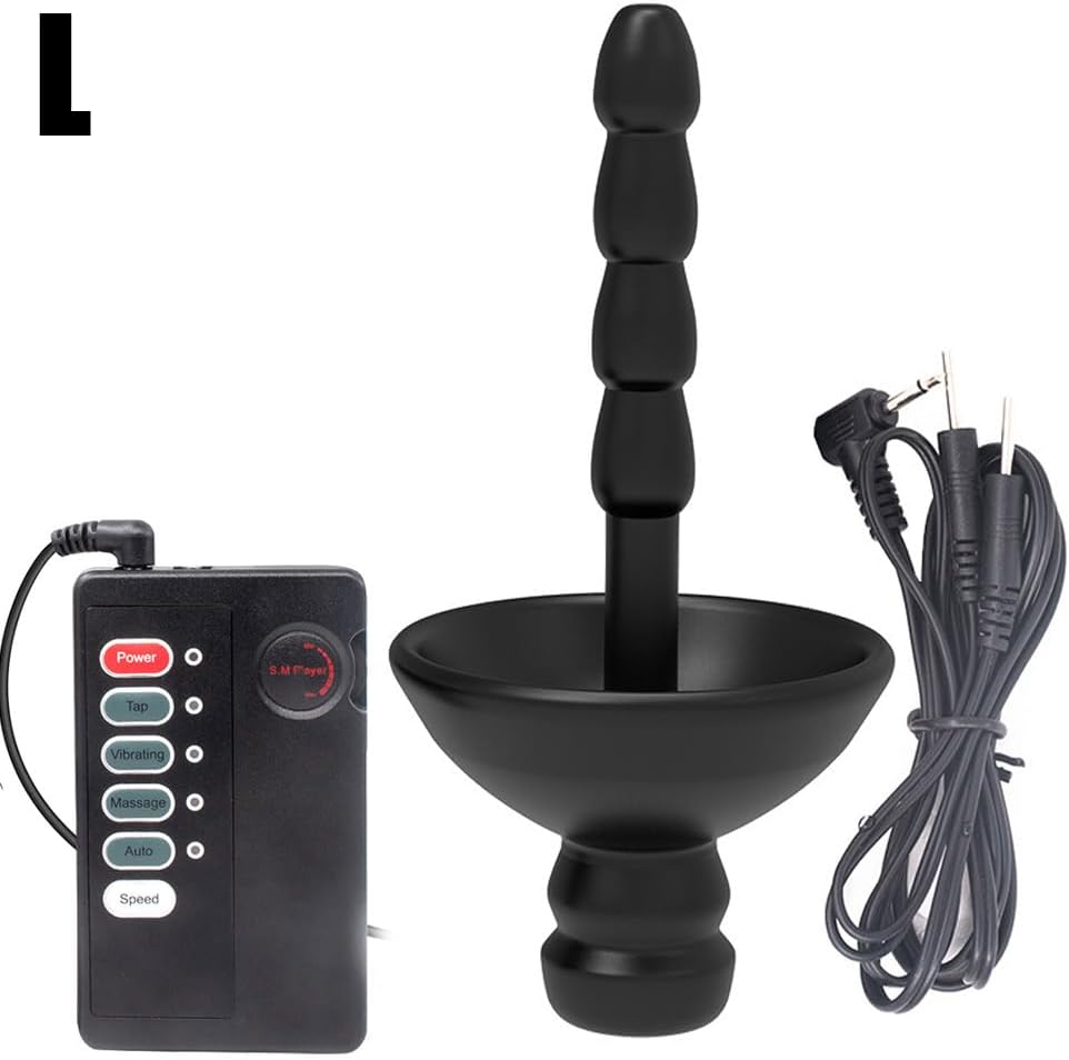 Elektro Shock Penis Trainer Weich Silikon Harnröhren Dilatatoren Set