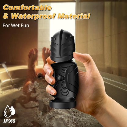 360° Umwickelter Penistrainer Vibrator Cockring mit 10 Schwing und 10 Vibrationsmodi