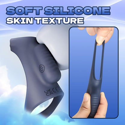 3 IN 1 Penistrainer Vibrator Cockring Stimulator Masturbator mit 10 Vibrationsmodi