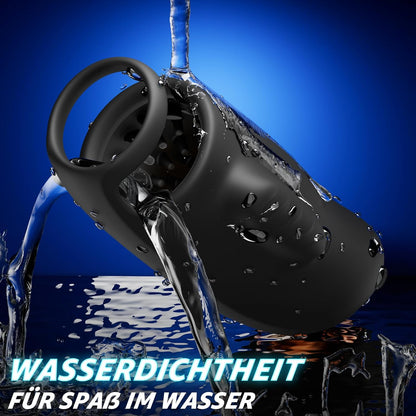 4 IN 1 Elektrische Penistrainer Eichel Stimulator Masturbatoren mit 9 Vibrationsmodi