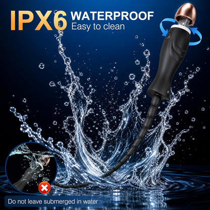 Penis Trainer Plug Vibrator Sonden Harnröhrenstimulator mit 10 Vibrationsmodi