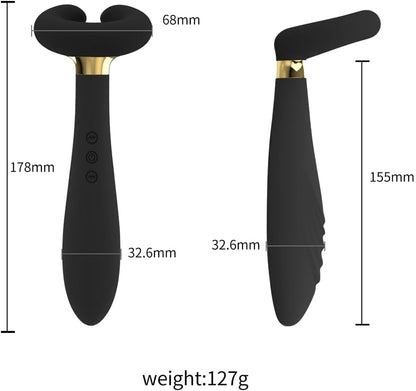 Magischer Vibrator Stabmassagegerät G-Punkt Klitorisstimulator mit 10 Vibrationsmodi