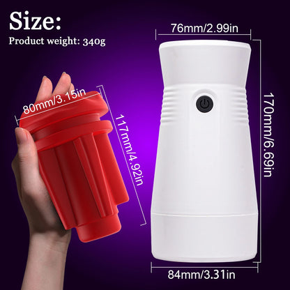 App-gesteuerte Realistische Masturbator Blowjob Maschine mit 9 Vibrationsmodi