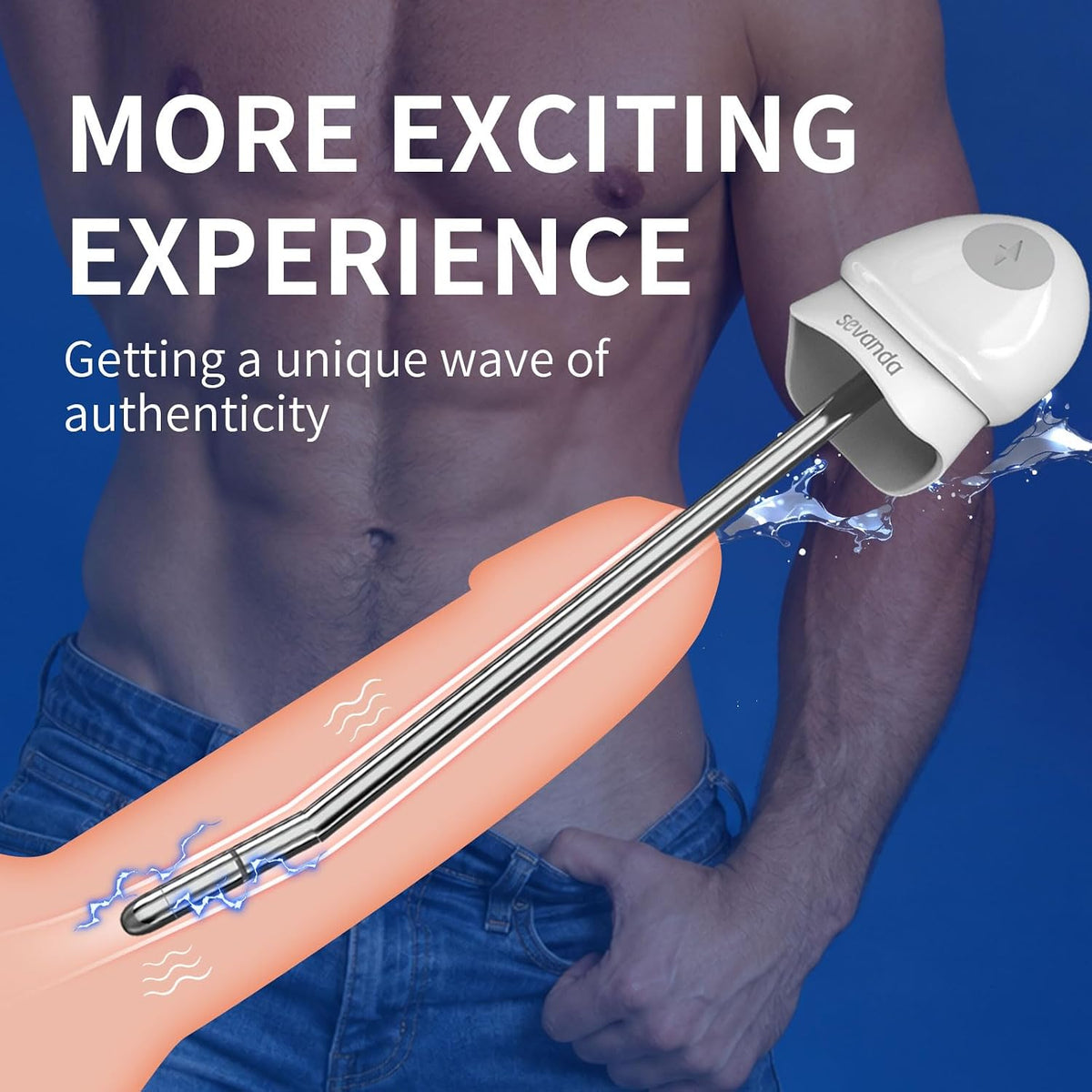 Elektrostimulations Penis Plug Vibrator Dilatator mit Harnröhren Katheter & 10 Vibrationsmodi