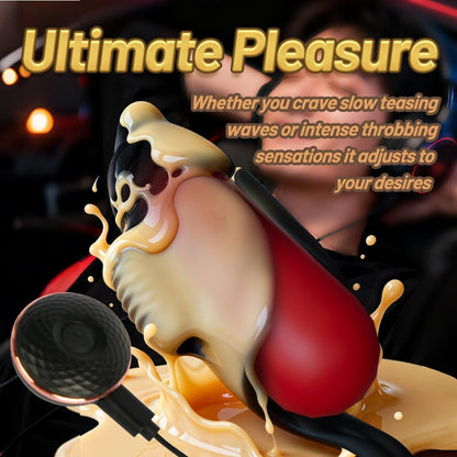 Elektrischer Penis Trainer Eichelvibrator Masturbator mit 10 Vibrationsmodi