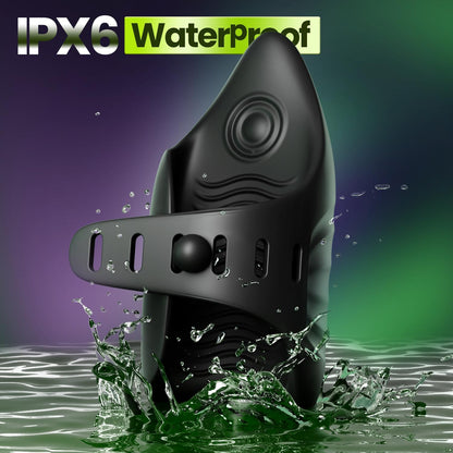 Elektrischer Penistrainer Eichelvibrator Stimulator mit 10 Vibrationsmodi & 10 Tippmodi