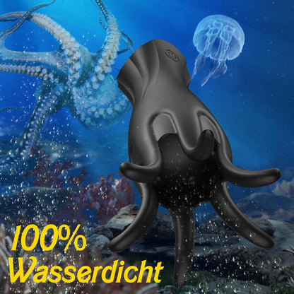Octopus Tentacle Eichelvibrator Penistrainer Vibrator Masturbatoren mit 7 Vibrationen
