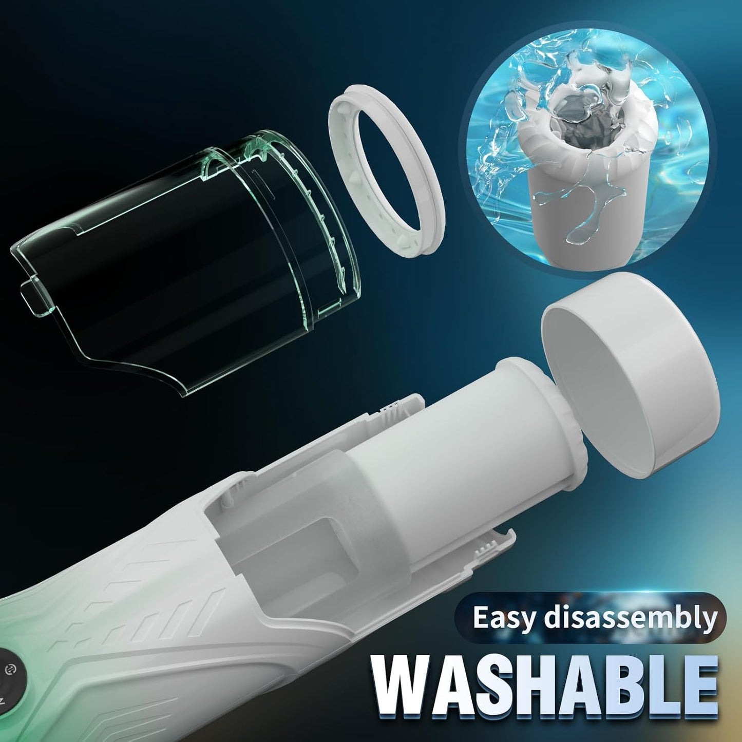 LCD-Display Automatischer Masturbator Stroker Blowjob mit 7 Stoß und 7 Rotationsmodi