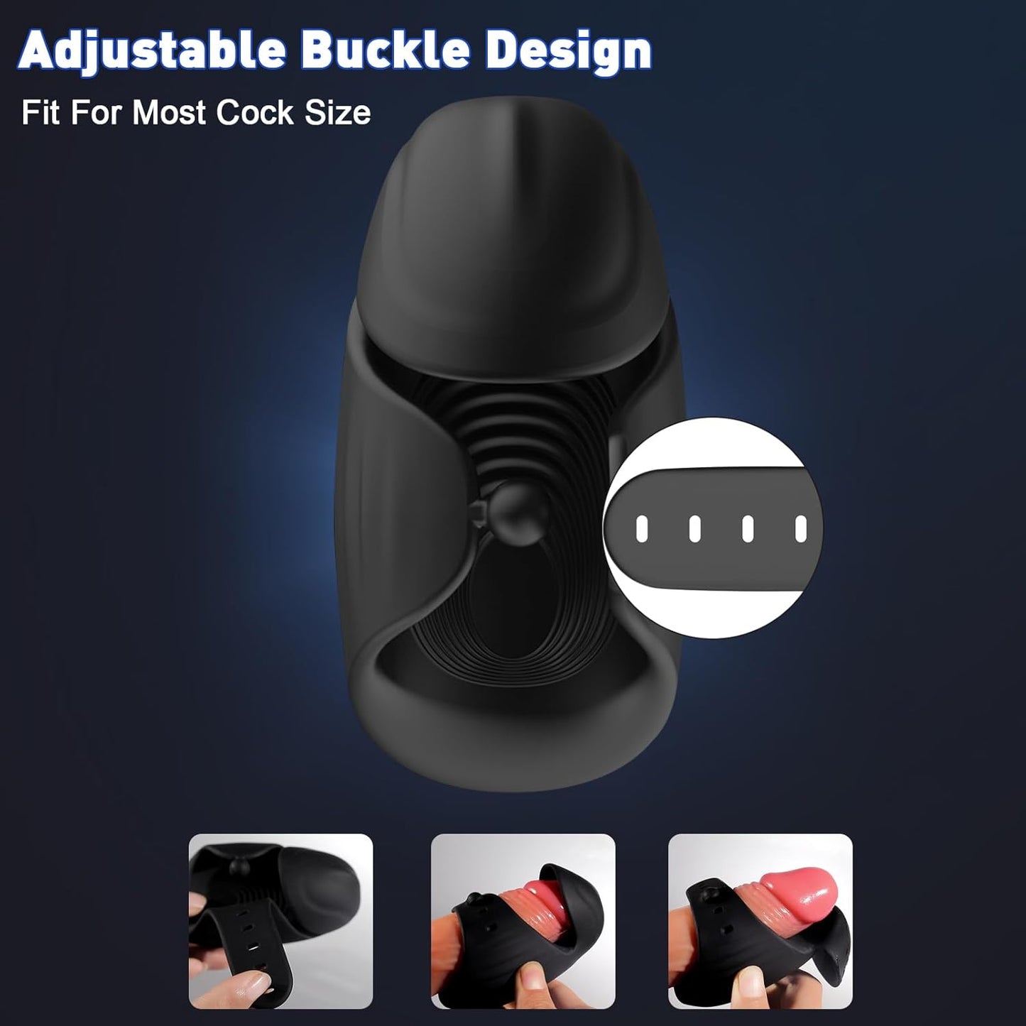 3 in 1 Penis-Trainer Elektrische Masturbation Eichelvibrator Mit 8 Vibrationsmodi