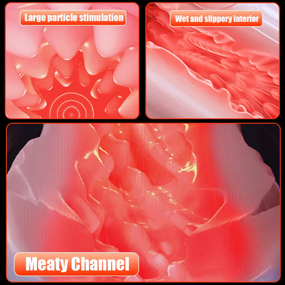 Intelligenter Heizungs Elektrischer Masturbator Blowjob mit 10 Vibrationsmodi
