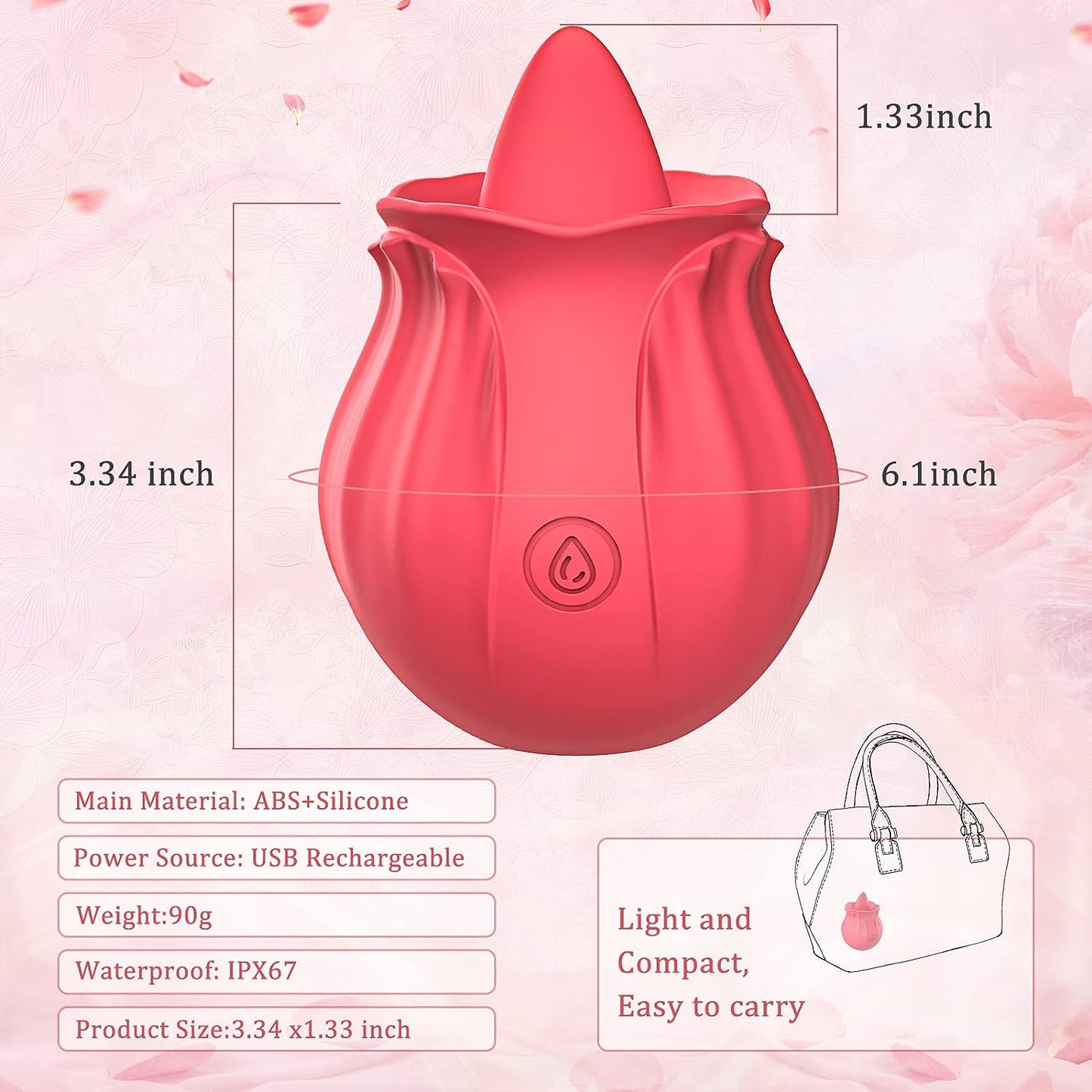 Vibratoren Butterfly Vibration für Frauen 7 Leckmodi 7 Vibrations