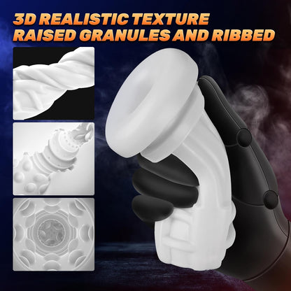 LCD-Display Automatischer Masturbator Penis-Stroker Blowjob- mit 9 Saug & 9 Vibrationsfunktionen