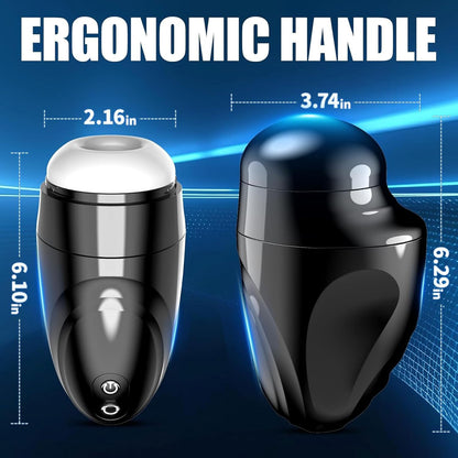 Automatischer Masturbator Penis Stroke Blowjob mit 9 Vibrations und 9 Saugmodi