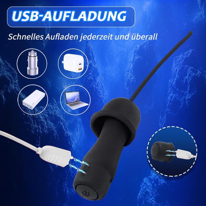 Harnröhrenvibrator Dilatatoren Penis Trainer Plug Vibrator mit 16 Vibrationsmodi