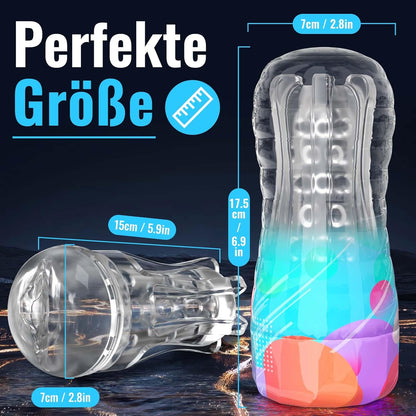 3D Realistisch Pocket Pussy Stroker Blowjob Penis Trainer Masturbator