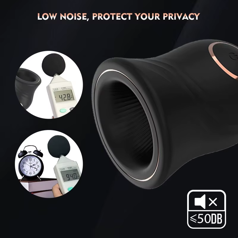 Elektrische masturbators Penistrainer Eikelstimulator met 12 vibratiemodi 