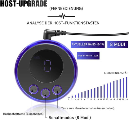 2 in 1 Penistraining Elektroschock Penis Extender Penisringe Set Penis Trainer Stimulator