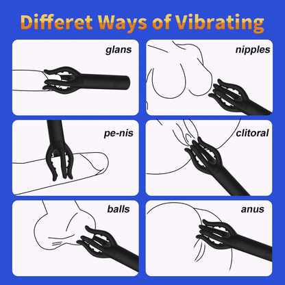 3 IN 1 Penistrainer Vibrator Massage massage mit 10 Vibrationsmodi 5 Zungenleckmodi