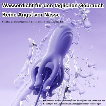 2 IN 1 Eichelvibrator Prostata Stimulation Penis Vibrator  Dilatatoren mit 10 Vibrationmodi
