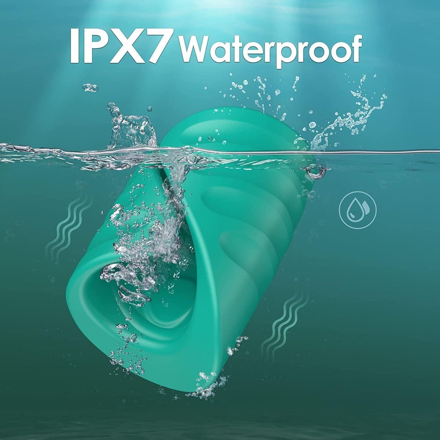 APP-Steuerung Penistrainer Vibrator Stimulator Cockring Masturbator mit 9 Vibrationsmodi