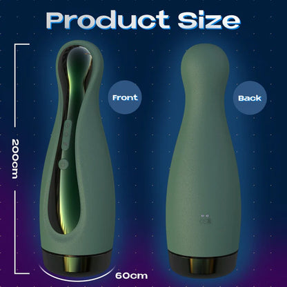 Automatischer Stroker Blowjob Masturbatoren mit 3 Saugnäpfen und 6 Starken Vibrationen