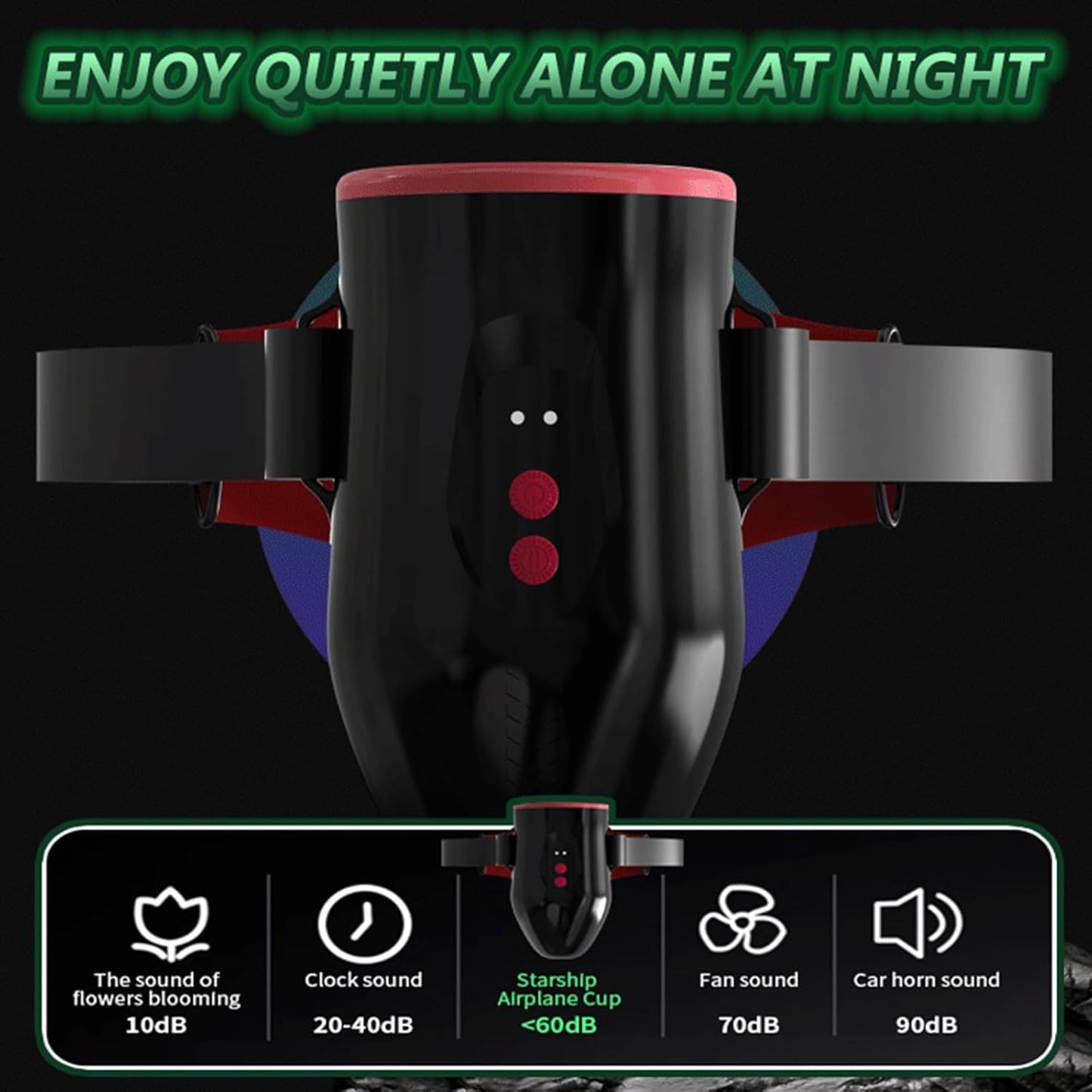 2 IN 1 Automatischer Masturbatoren Penistrainer Blowjob mit 10 Vibrationsmodi & Saugen