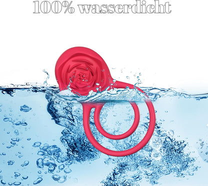 Penisring Vibrator Klitoris Stimulator mit 9 Intensive Vibrationen