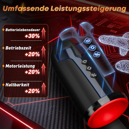 360° Spin Eicheltrainer Penisvibrator Masturbator mit 10 Saug und Vibrationsmodi