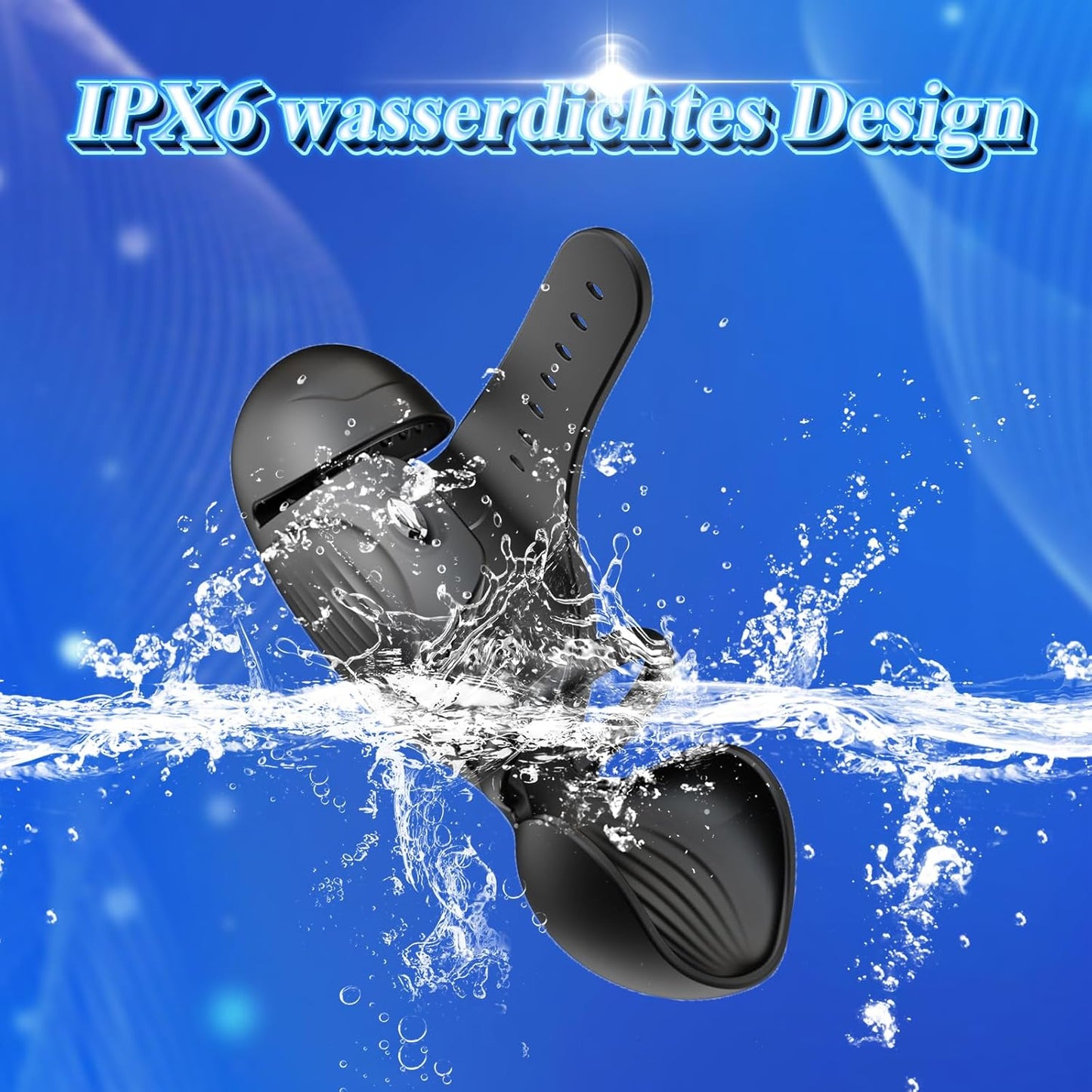 Elektrischer Penis Vibrator Masturbator Eichel Stimulator mit 9 Modi