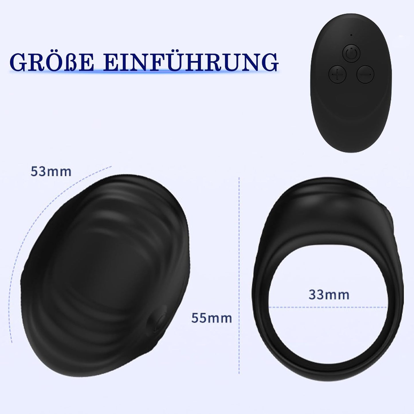 2 in 1 Elektrische Penis Trainer Vibrator Masturbator mit 10 kraftvollen Vibrationen