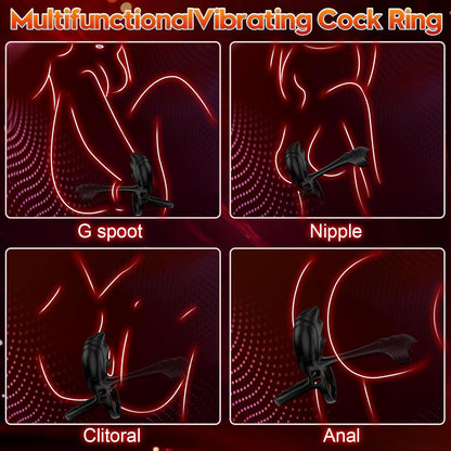 App-Steuerung Penistrainer Vibrator Cockring Stimulator mit 10 Vibrationsmodi