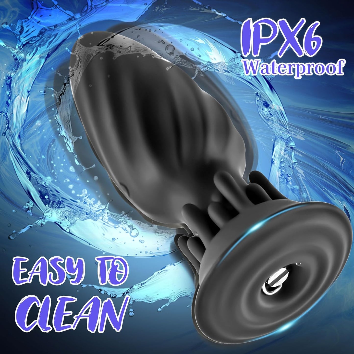 360° Tornado Drehmodi Analplug Prostata Massagegerät mit 10 Rotations & Vibrationsmodi