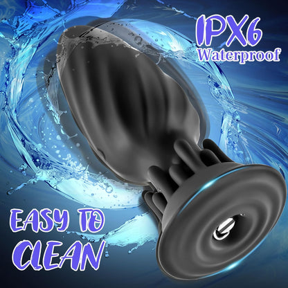 360° Tornado Drehmodi Analplug Prostata Massagegerät mit 10 Rotations & Vibrationsmodi