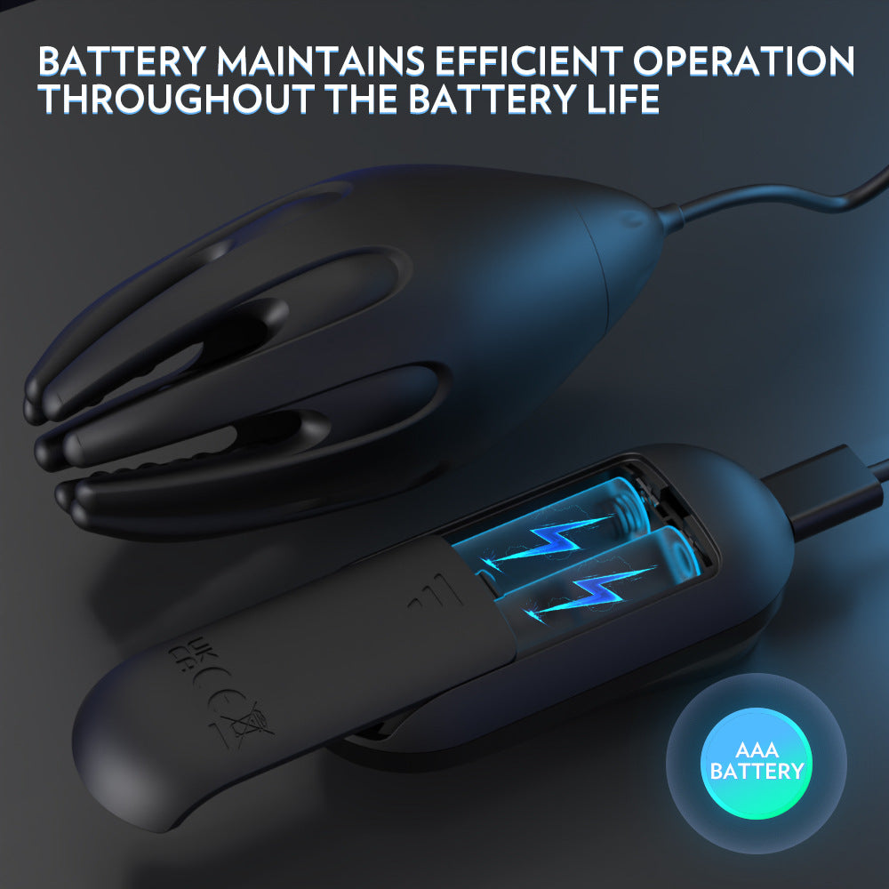 Elektrischer Penis Trainer Eichel Vibrator Stimulator Masturbator mit 9 Vibrationsmodi