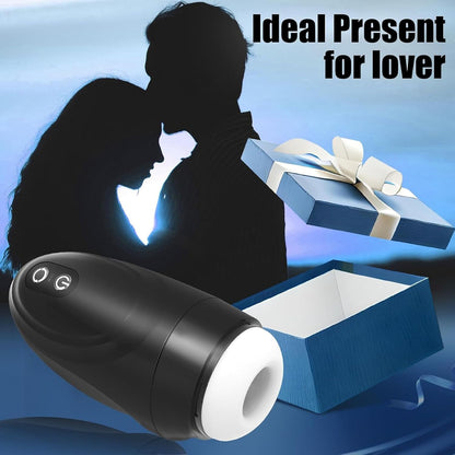 Automatischer Masturbator Penis Stroke Blowjob mit 9 Vibrations und 9 Saugmodi