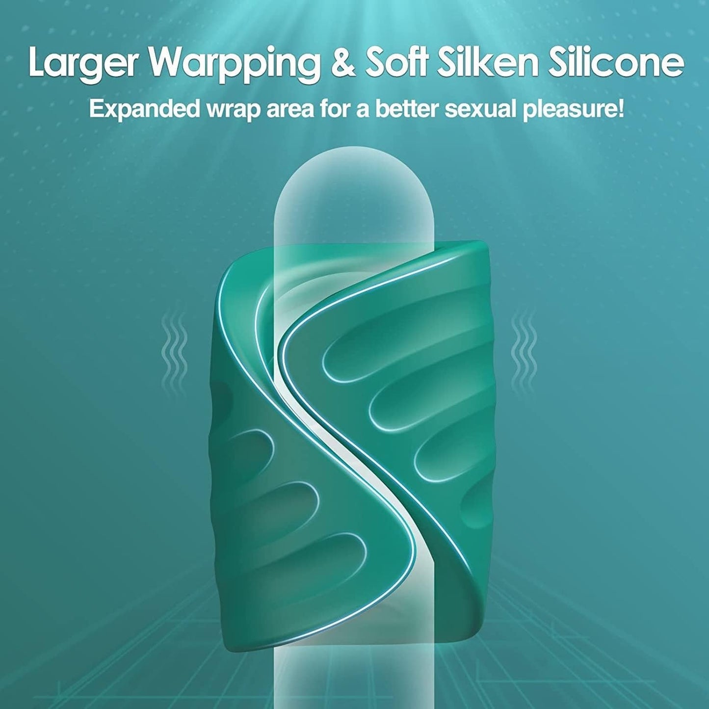 APP-Steuerung Penistrainer Vibrator Stimulator Cockring Masturbator mit 9 Vibrationsmodi