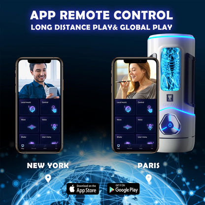 Elektrischer Masturbator Penistrainer Vibrator Stroker mit 10 Vibrationsmodi